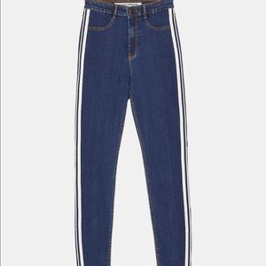 Zara high rise skinny jeans